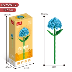 Bộ Lắp Ghép Cành Hoa Cẩm Tú Cầu Xanh 107pcs. SKU: LG-9093-12 (VAT 001-06-11) K110-T1-S12