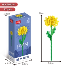 Bộ Lắp Ghép Cành Hoa Cúc 87pcs. SKU: LG-9093-4 (VAT 001-06-11) - K110-T1-S4