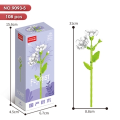 Bộ Lắp Ghép Cành Hoa Nhài 108pcs. SKU: LG-9093-5 (VAT 001-06-11) - K110-T1-S5