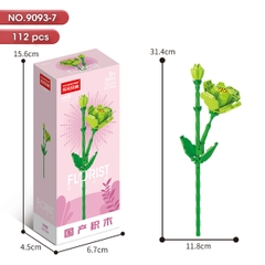 Bộ Lắp Ghép Cành Hoa Cát Tường 112pcs. SKU: LG-9093-7 (VAT 001-06-11) - K110-T1-S7