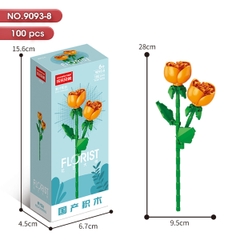 Bộ Lắp Ghép Cành Hoa Tỷ Muội 100pcs. SKU: LG-9093-8 (VAT 001-06-11) - K110-T1-S8