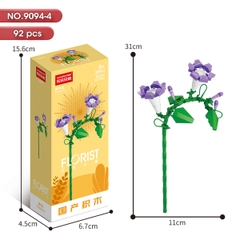 Bộ Lắp Ghép Cành Hoa Chuông Tím 92pcs. SKU: LG-9094-4 (VAT 001-06-11) - K136-T4-S4