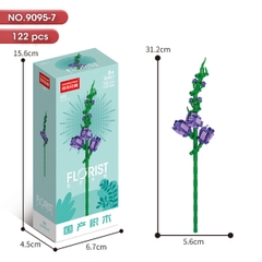 Bộ Lắp Ghép Cành Hoa Lay Ơn 122pcs. SKU: LG-9095-7 (VAT 001-06-11) - K111-T3-S7