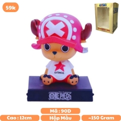 Mô Hình đồ chơi - Tony Tony Chopper Chibi lắc đầu - One Piece - Có Hộp Màu - N3-K26-T2-S1