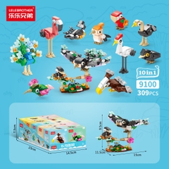 Combo 5 Bộ Lắp Ghép Mô Hình Các Loài Chim 26pcs. SKU: LG-9100-5 ( VAT 001-C5-11 ) K134-T3-S5