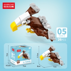 Combo 5 Bộ Lắp Ghép Mô Hình Các Loài Chim 26pcs. SKU: LG-9100-5-C ( VAT 001-C5-11 ) K134-T3-S5