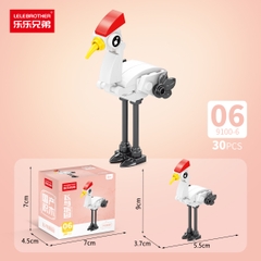 Combo 5 Bộ Lắp Ghép Mô Hình Các Loài Chim 28pcs. SKU: LG-9100-6-C ( VAT 001-C5-11 ) K134-T3-S6