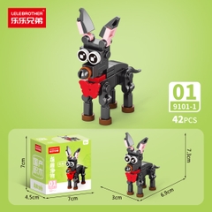 Combo 10 Mẫu Bộ Lắp Ghép Động Vật - (10 Mẫu nhỏ lắp thành 1 mẫu to) - SKU: LG-9101 ( VAT 001-C10-30 ) - K122-T1-S1-2-3-4-5-6-7