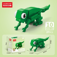 Combo 10 Mẫu Bộ Lắp Ghép Động Vật - (10 Mẫu nhỏ lắp thành 1 mẫu to) - SKU: LG-9101 ( VAT 001-C10-30 ) - K122-T1-S1-2-3-4-5-6-7