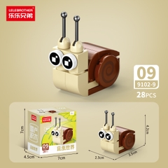 Combo 10 Mẫu Bộ Lắp Ghép Mô Hình Côn Trùng - (10 Mẫu nhỏ lắp thành 1 mẫu to) - SKU: LG-9102 ( VAT 001-C10-30 ) - K117-T1,T2-S10-11-12