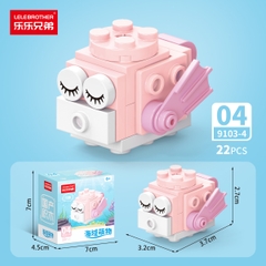 Combo 5 Bộ Lắp Ghép Mô Hình Động Vật Dưới Biển 22pcs. SKU: LG-9103-4-C ( VAT 001-C5-11 ) K135-T3-S4