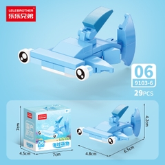Combo 5 Bộ Lắp Ghép Mô Hình Động Vật Dưới Biển 29pcs. SKU: LG-9103-6-C ( VAT 001-C5-11 ) K135-T3-S6