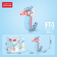 Combo 10 Mẫu  Bộ Lắp Ghép Mô Hình Động Vật - (10 Mẫu nhỏ lắp thành 1 mẫu to) - SKU: LG-9104 ( VAT 001-C10-30 ) - K123-T1-S9-10-11