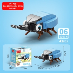 Combo 5 Bộ Lắp Ghép Mô Hình Côn Trùng 41pcs. SKU: LG-9107-6 ( VAT 001-C5-11 ) - K136-T2-S6