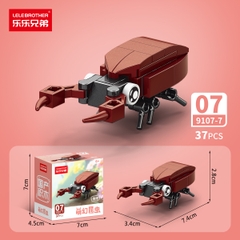 Combo 5 Bộ Lắp Ghép Mô Hình Côn Trùng 37pcs. SKU: LG-9107-7 ( VAT 001-C5-11 ) - K136-T2-S7