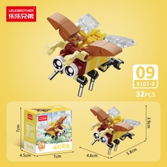 Combo 5 Bộ Lắp Ghép Mô Hình Côn Trùng 32pcs. SKU: LG-9107-9-C ( VAT 001-C5-11 ) - K136-T2-S9
