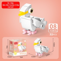 Combo 5 Bộ Lắp Ghép Mô Hình Động Vật 32pcs. SKU: LG-9109-8 ( VAT 001-C5-11 ) - K135-T2-S8