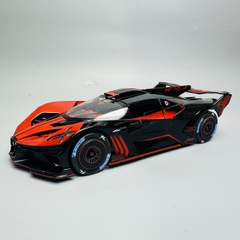 Mô Hình Xe bugati màu đỏ đen 1:24 Hợp kim - Có tiếng - đèn pha sáng - Dài 21cm - rộng 9cm - cao 5cm - nặng ~ 800gram - FULL BOX : box màu SKU : oto223 - N3-K6-T4-S2