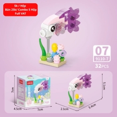 Combo 5 Bộ Lắp Ghép Mô Hình Động Vật Dưới Biển 32pcs. SKU: LG-9110-7 ( VAT 001-C5-11 ) K136-T3-S17
