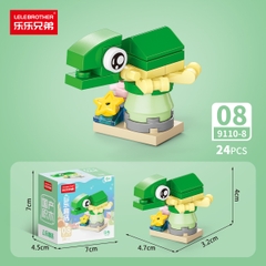 Combo 5 Bộ Lắp Ghép Mô Hình Động Vật Dưới Biển 24pcs. SKU: LG-9110-8-C ( VAT 001-C5-11 ) K135-T3-S11