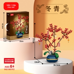 Bộ đồ chơi lắp ghép chậu hoa cảnh 855pcs . SKU: LG-9122 ( VAT 001-06-100 ) - K124-T3-S2