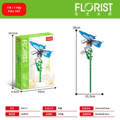 Bộ lắp ghép Hoa & côn trùng 103pcs. SKU:  LG-9127-1 ( VAT 001-06-11 ) - K129-T1-S1