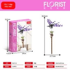 Bộ lắp ghép Hoa & côn trùng 114pcs. SKU: LG-9127-11 ( VAT 001-06-11 ) - K129-T1-S11