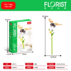 Bộ lắp ghép Hoa & côn trùng 106pcs. SKU: LG-9127-5 ( VAT 001-06-11 ) - K129-T1-S5