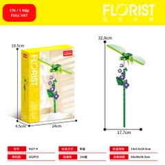 Bộ lắp ghép Hoa & côn trùng 102pcs. SKU: LG-9127-9 ( VAT 001-06-11 ) - K129-T1-S9