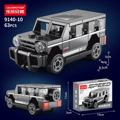 Lắp Ghép  Xe mẹc g63 Đen SKU LG-9140-10 - (VAT 001-07-11) K123-T2-S10