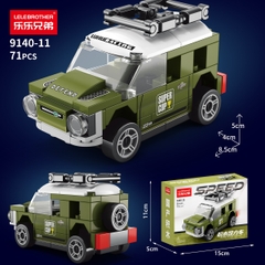 Lắp Ghép  Xe JEEP màu xanh lá 71 PCS - SKU LG-9140-11 - (VAT 001-07-11) K123-T2-S11