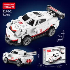 Lắp Ghép  Xe Đua Màu Trắng 71 PCS - SKU LG-9140-2 - (VAT 001-07-11) K123-T2-S2