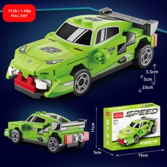 Lắp Ghép Xe Đua Màu Xanh Lục 73 PCS - SKU LG-9140-3 - (VAT 001-07-11) K123-T2-S3