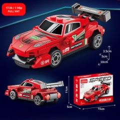 Lắp Ghép  Xe Đua Màu Đỏ 69 PCS - SKU LG-9140-4 - (VAT 001-07-11) K123-T2-S4