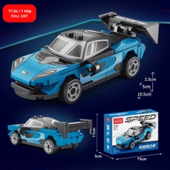 Lắp Ghép  Xe Đua Màu Xanh biển 64 PCS - SKU LG-9140-8 - (VAT 001-07-11) - K123-T2-S8