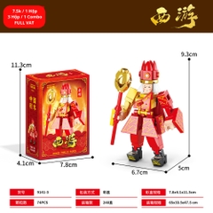 Combo 3 Bộ Lego Đường Tam Tạng 74pcs SKU: LG-9141-3 ( VAT 001-C3-11) - K113-T2-S3