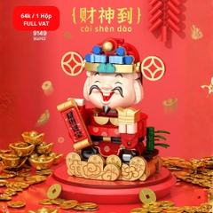 Đồ Chơi Lắp Ghép Lego Ông Thần Tài Đỏ - 354 Hạt - Full Box - Sku : LG-9149 ( VAT 001-27-30 ) K135-T3-S14