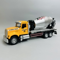 Mô Hình xe trộn bê tông tỉ lệ 1:24 Hợp kim có thể mở cửa - bánh sau chạy cót - Dài 25cm - rộng 7cm - cao 10cm - nặng : 500gram - FULL BOX : box màu SKU : oto270