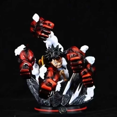 Mô Hình One Pieace Luffy Haki 5 đấm chiến đấu siêu ngầu cao 15cm nặng 550 gram -Full Box- SKU : OP411 -  (VAT 002-01-80) ( F - 9 )