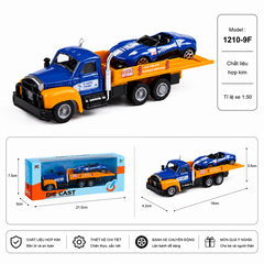 Xe Cẩu chở các phương tiện gồm nhiều kiểu dáng , chất liệu hợp kim , tỉ lệ 1:36 - SKU : oto-1210-9F ( VAT : 103-01-30 )