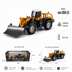 Xe Công Trình nhiều kiểu dáng , chất liệu bằng thép hợp kim , tỉ lệ 1:50 - SKU : oto-588-23 ( VAT : 103-02-40 )