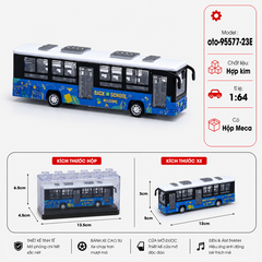 Mô Hình Xe Khách Chở Người -  tỉ lệ 1:64 chất liệu hợp kim - SKU : oto-95577-23E - ( VAT : 103-01-20 ) - K157-T2-S9