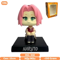 Mô Hình Sakura lắc đầu - Cao 13cm - ngang 9cm - dọc 7cm - nặng 200gram + có box - N3-K28-T2-S1