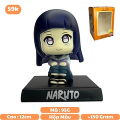 Mô Hình Hinata Lắc đầu - Cao 13cm - ngang 9cm - dọc 7cm - nặng 200gram + Có Box - N3-K28-T2-S3