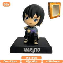 Mô Hình Sasuke lắc đầu - Cao 13cm - ngang 9cm - dọc 7cm - nặng 200gram + Có Box - N3-K28-T3-S1