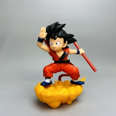 Mô Hình DragonBall  Goku kid cưỡi mây cao 13cm , figure DragonBall , No box