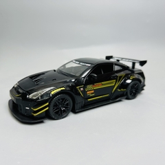 Mô Hình Nissan xe đua đen tỉ lệ 1:24 Hợp kim có thể mở cửa - bánh sau chạy cót - Dài 20.5cm - rộng 9cm - cao 6cm - nặng : 1000gram - FULL BOX : box màu SKU : oto286 N3-K12-T2-S4