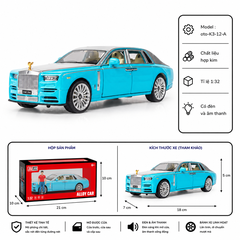 Xe hợp kim 1:32 - SKU : oto-K3-12-A - ( Vat : 002-810 !!! )
