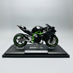 Mô Hình Xe máy ninja H2R 1:12 Hợp kim - Có tiếng - đèn pha sáng - Dài 17.5cm - rộng 6.5cm - cao 10cm - nặng ~ 700gram - FULL BOX : box màu SKU : oto152