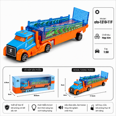 Xe Cont chở hàng gồm nhiều kiểu dáng , chất liệu hợp kim , tỉ lệ 1:50 - SKU : oto-1210-11F ( VAT : 103-01-30 )